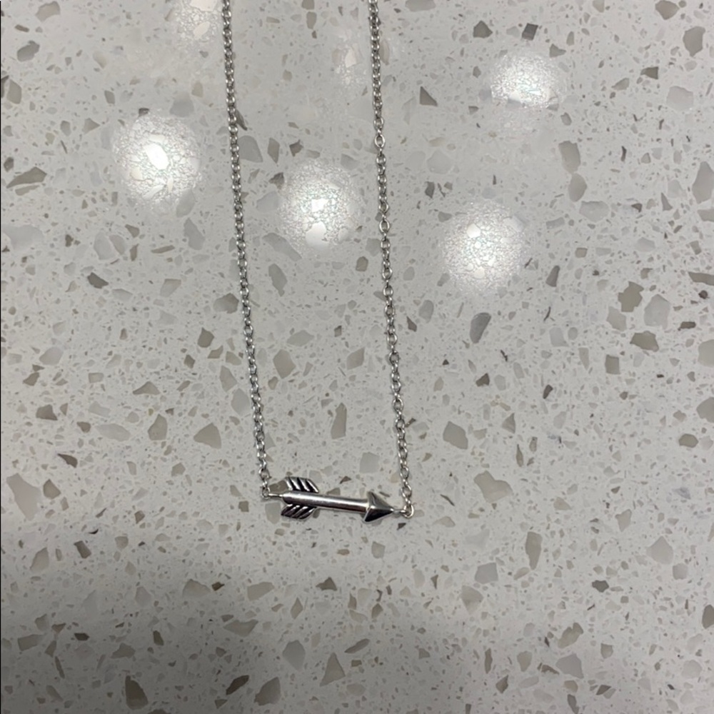 Silver Arrow Necklace